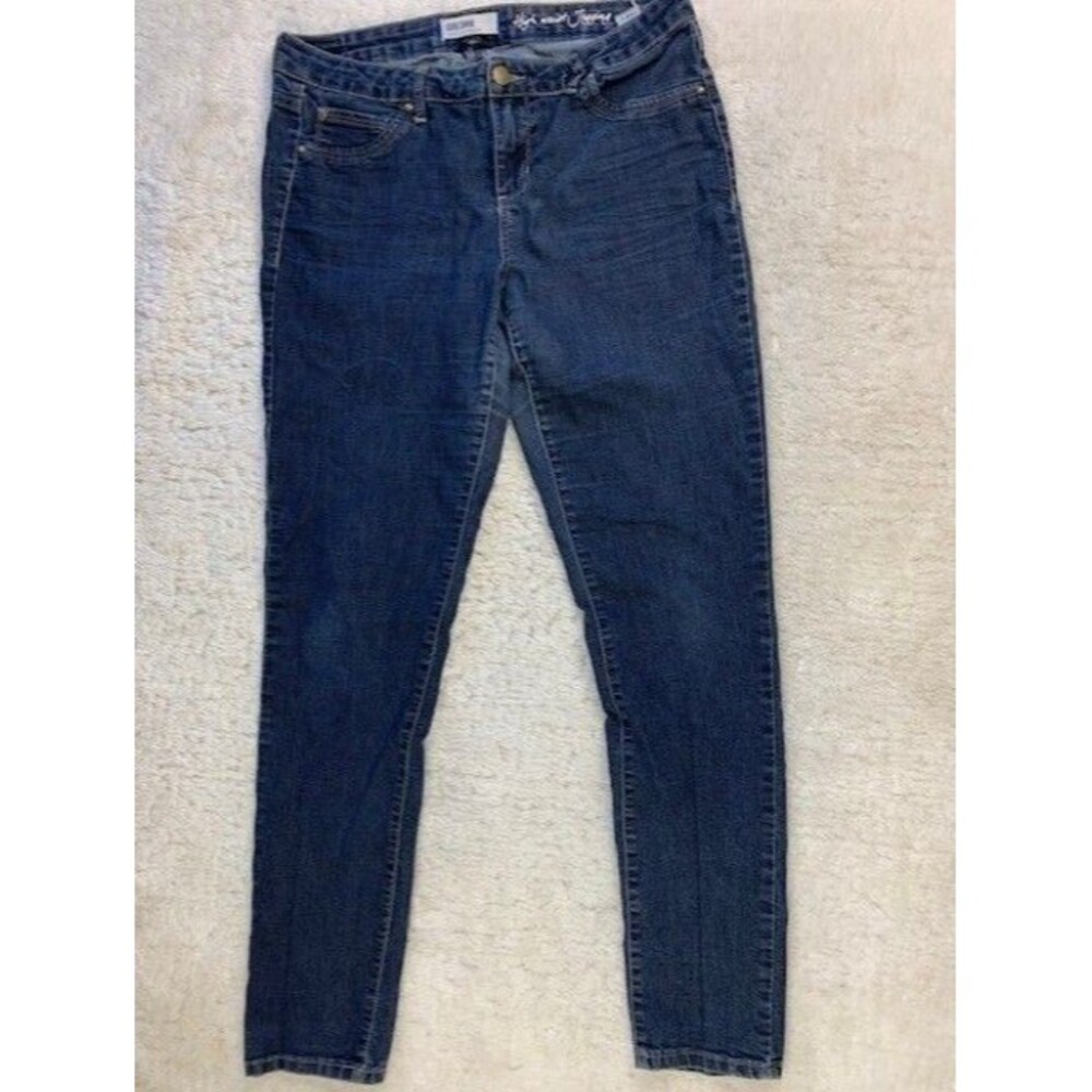 GRG DNM Size 13 Womens Jeans High Waist Jegging Stretch Med Wash